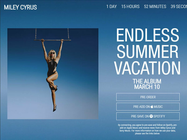 Miley Cyrus издава осмия си албум през март