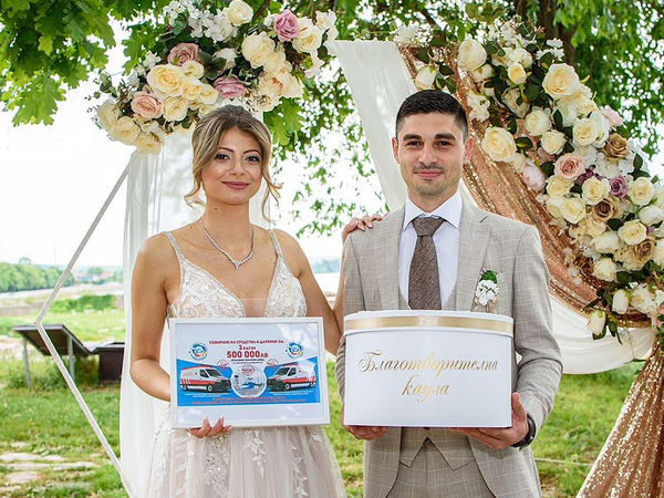 Над 1100 лева дариха младоженци от Варна на кампанията Аз Вярвам и Помагам