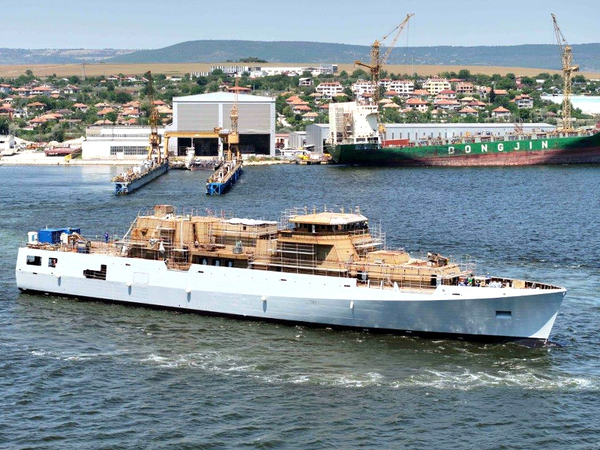 Спуснаха на вода първия многофункционален патрулен кораб за ВМС
