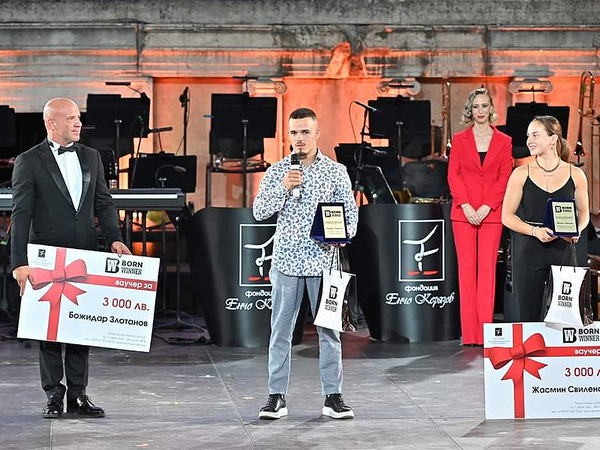 Отличиха Божидар Златанов като "Born Winner" в "Нощ на звездите"
