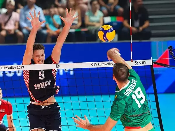 България отстъпи на Хърватия с 1:3 на Европейското по волейбол във Варна