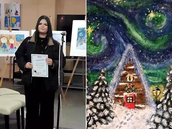 Ученичка от СУ "Неофит Бозвели" спечели традиционен конкурс за коледна рисунка