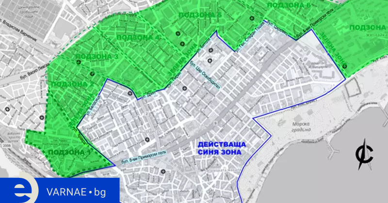 Нови 10 000 паркоместа в "Зелената зона" на Варна се очакват от пролетта