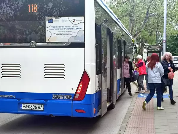 Автобусите по линии 7, 1 и 118 с промени в маршрута от днес