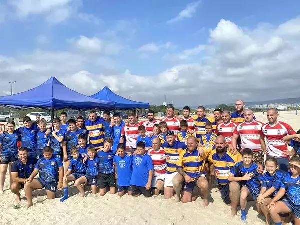 Традиционен турнир по плажно ръгби се проведе на плажа в Аспарухово