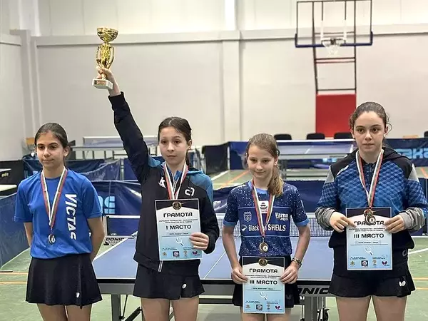 Полина Енчева отново стана шампион на България по тенис на маса