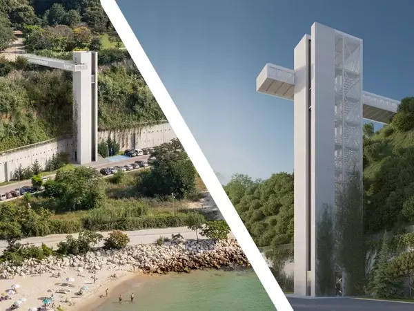 Атрактивна иновация във Варна: Панорамен асансьор ще свързва Морската градина с крайбрежната алея