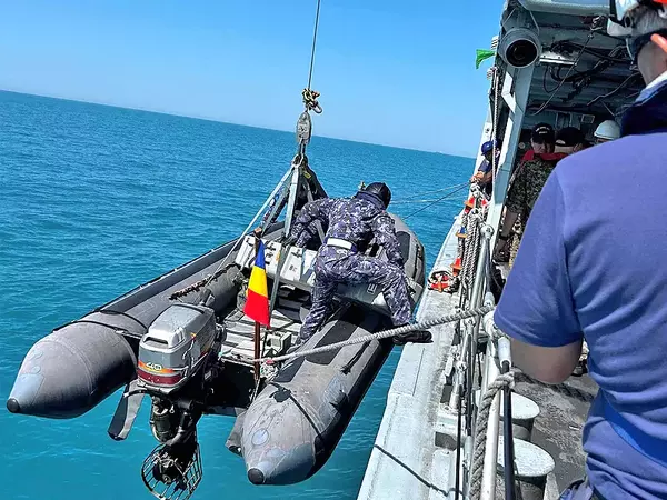 Противоминната група в Черно море участва в международно учение