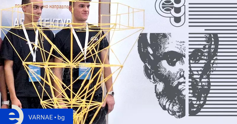 Spaghetti Engineering Покривна конструкция от спагети строят ученици във Варна