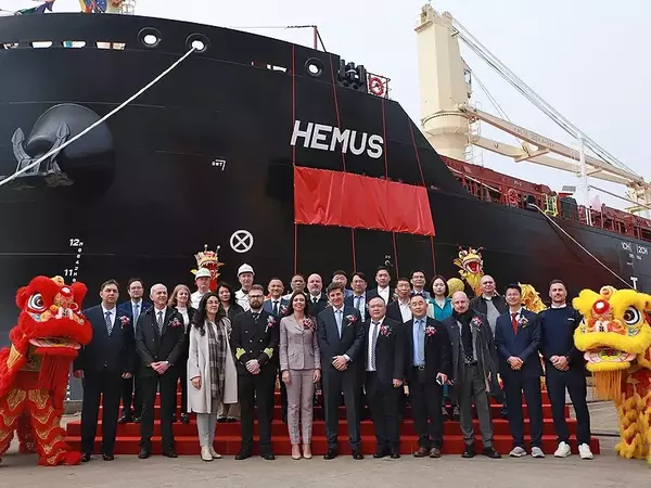 Параходство БМФ получи първия за 2026-а година новопостроен кораб